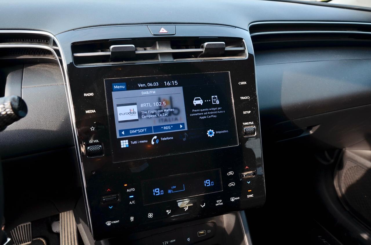 HYUNDAI TUCSON 1.6 T-GDI MHEV 48V XTECH 2wd 150cv, UNICOPROPRIETARIO, GAR. UFFICIALE, SERVICE HYUNDAI, BOLLO 1/27, RETROCAMERA, PERMUTE