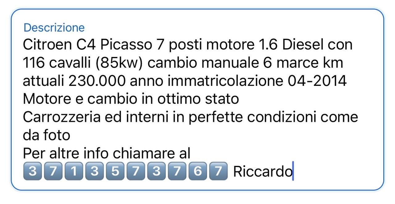 Citroen Grand C4 Picasso 1.6 e-HDi 115 Intensive