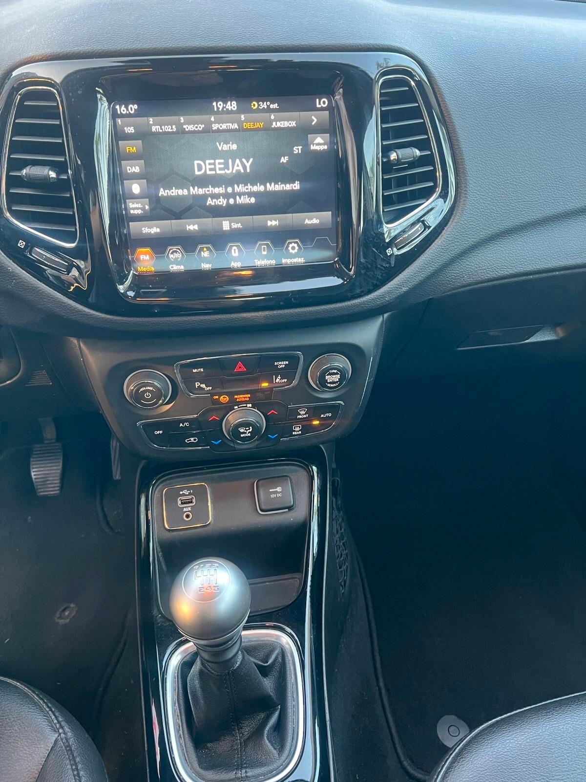 Jeep Compass 1.6 Multijet II 2WD S, vettura iva esposta