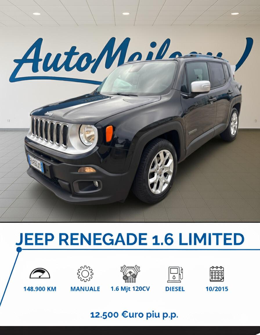 Jeep Renegade 1.6 Mjt 120 CV Limited