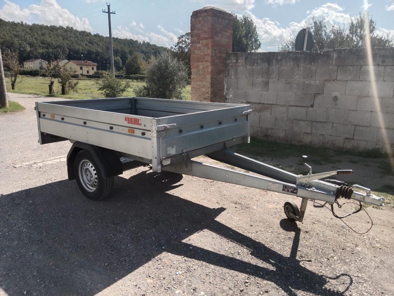 Carrello ellebi brenderup con capretta 250 x130