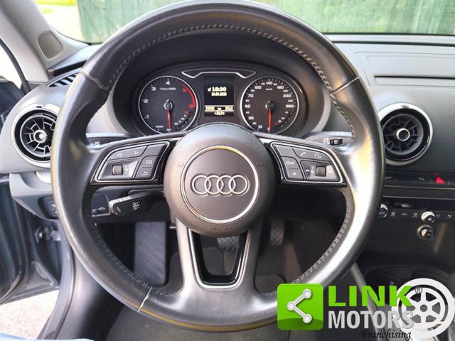 AUDI A3 1.6 TDI 116 CV S tronic Sport GARANZIA INCLUSA