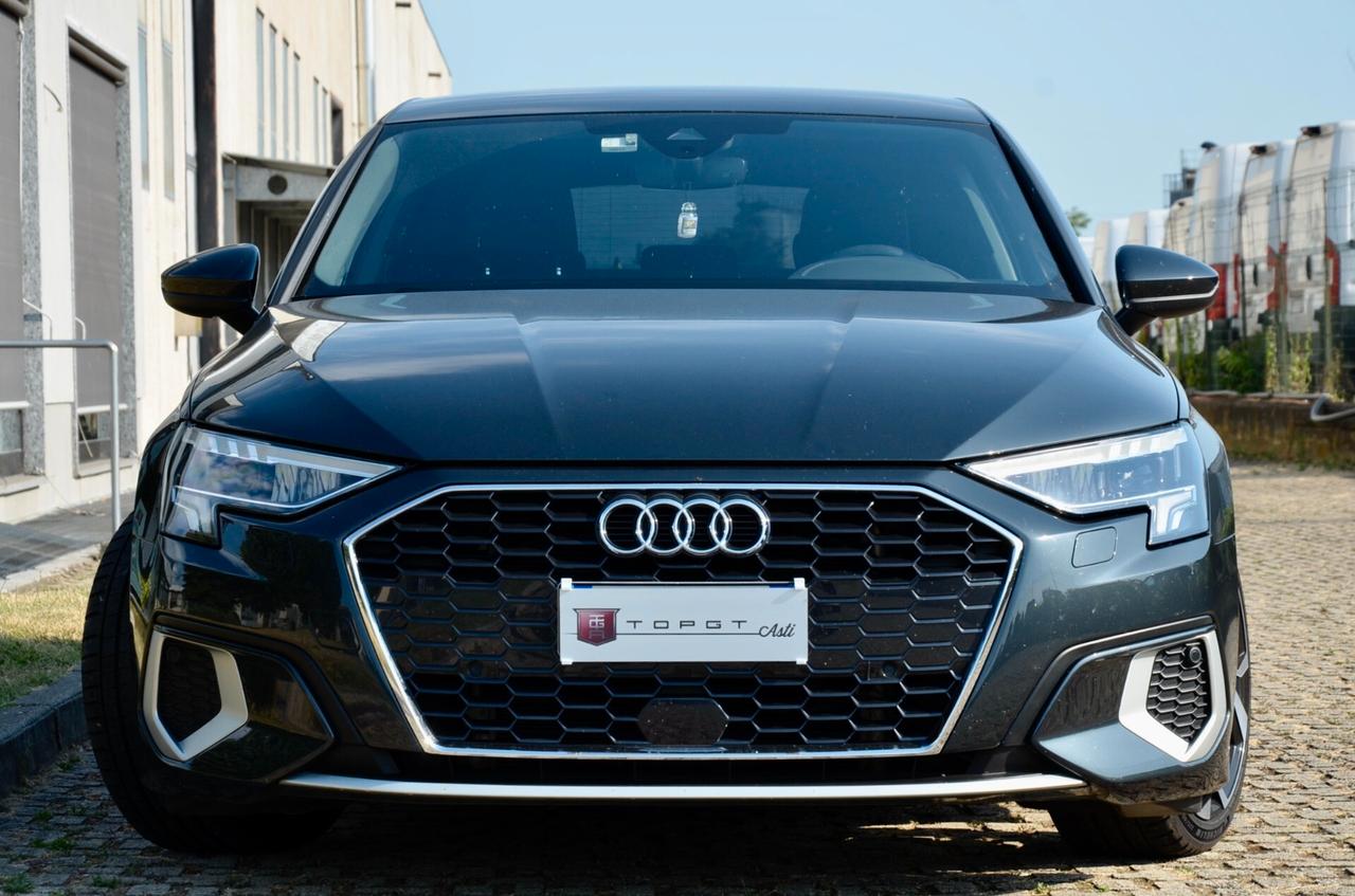 AUDI A3 SPORTBACK 40 1.4 TFSI-E PLUG-IN S-LINE EDITION 204cv S-TRONIC, GARANZIA AUDI 2/29, UFF ITALIANA, EURO 6D, TRATTAMENTO NANO, FULL LED, HI-FI PREMIUM, APPLE ANDROID, PERMUTE