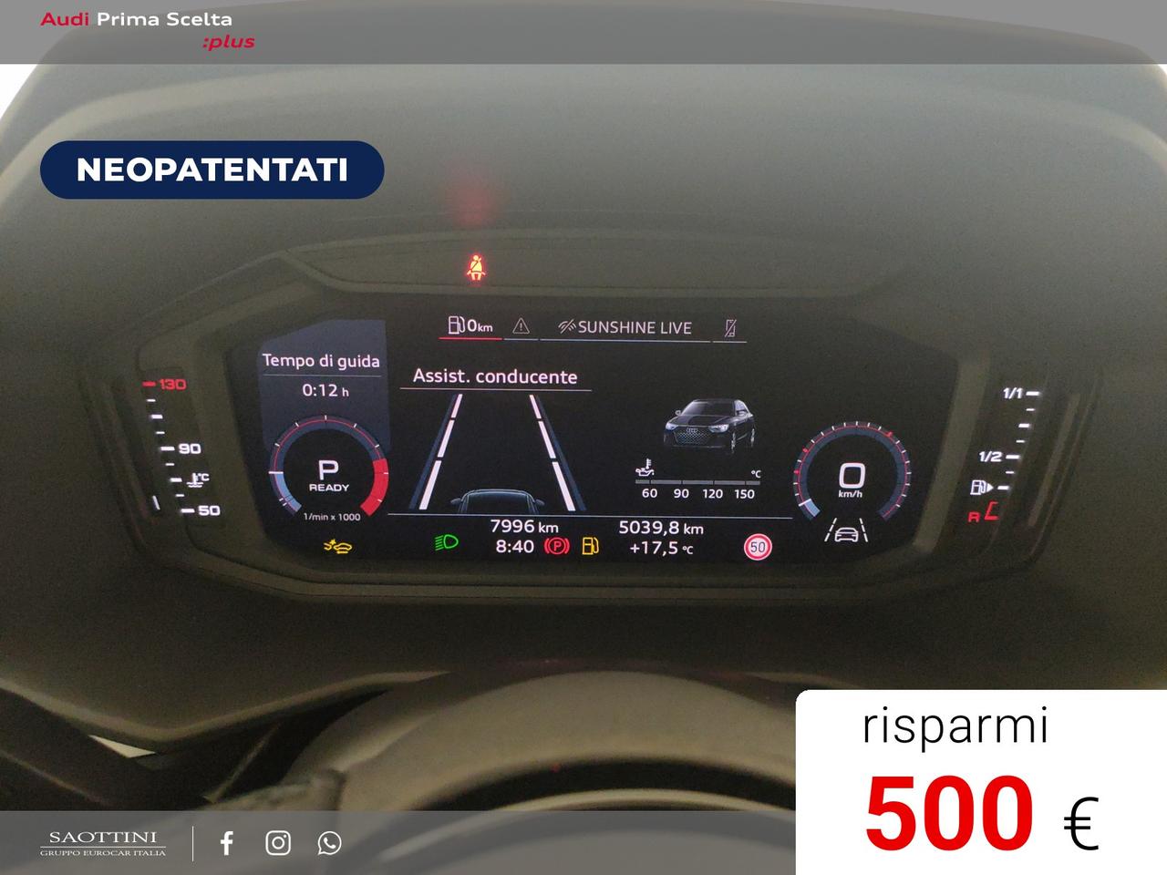 Sportback 25 1.0 TFSI Admired Advanced S tronic