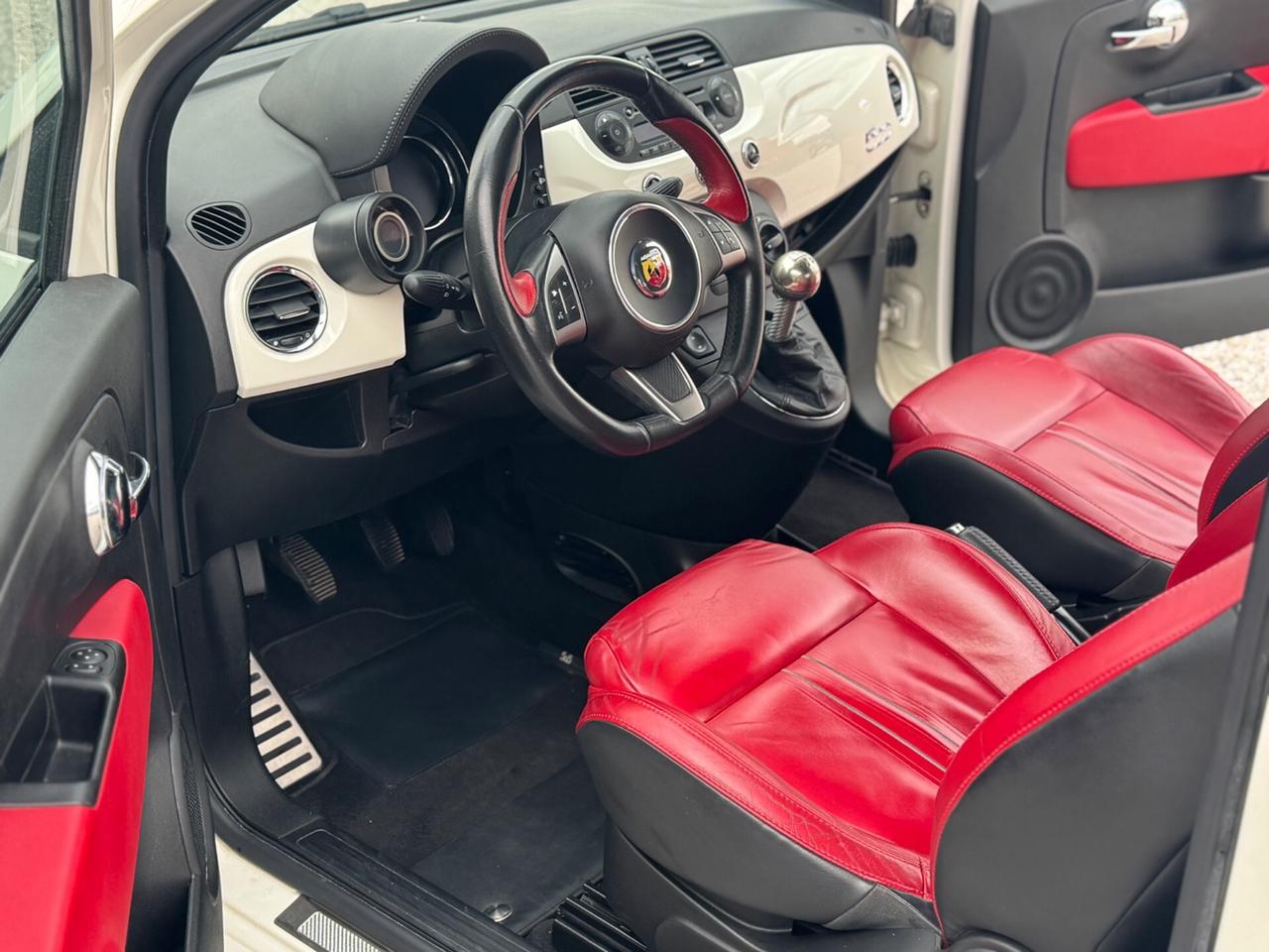 Abarth 595 1.4 Turbo T-Jet 160 CV Turismo Pelle Rossa !