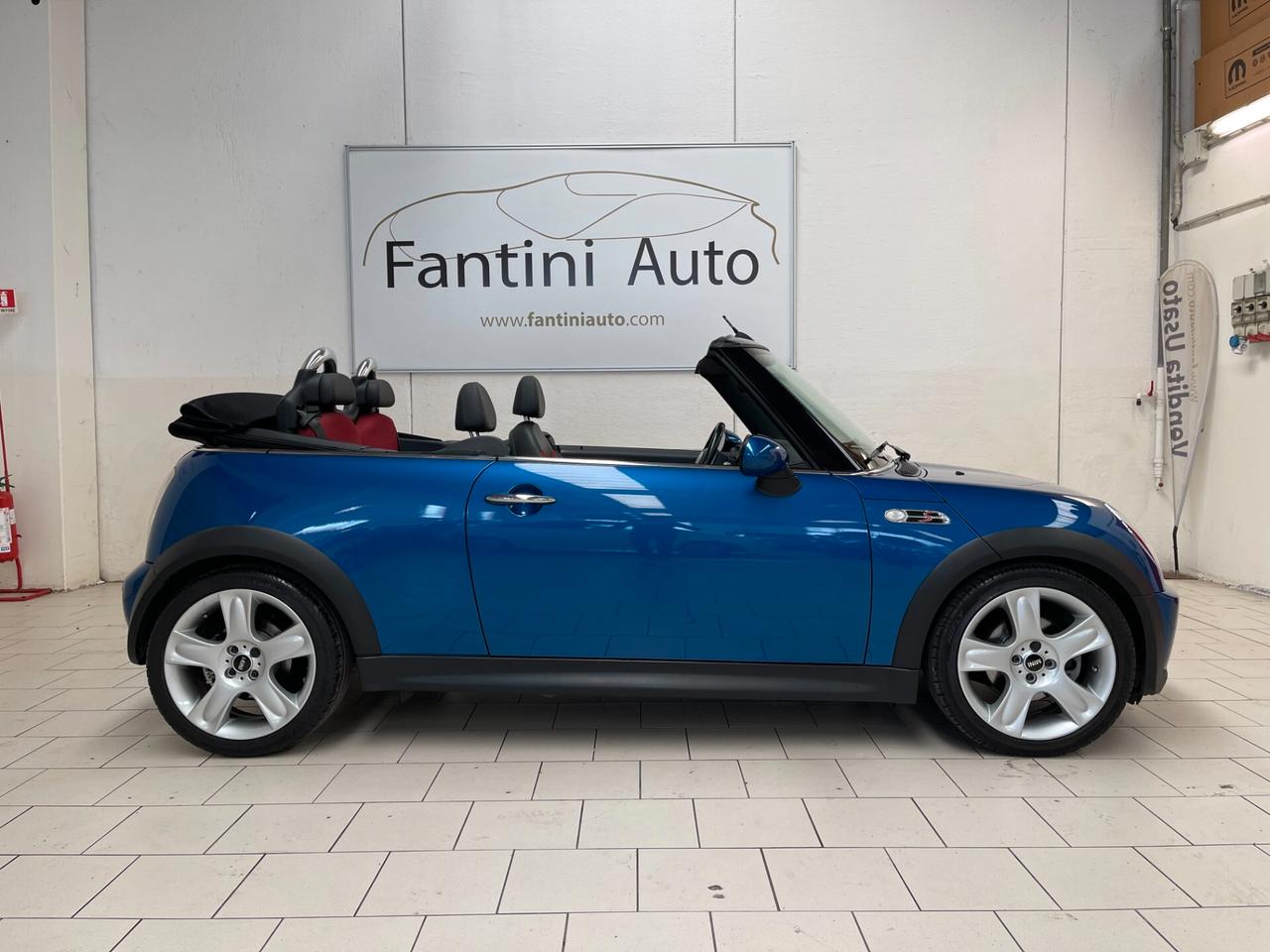 Mini Cooper S Cabrio 1.6 170cv-LEGGi SOTTO
