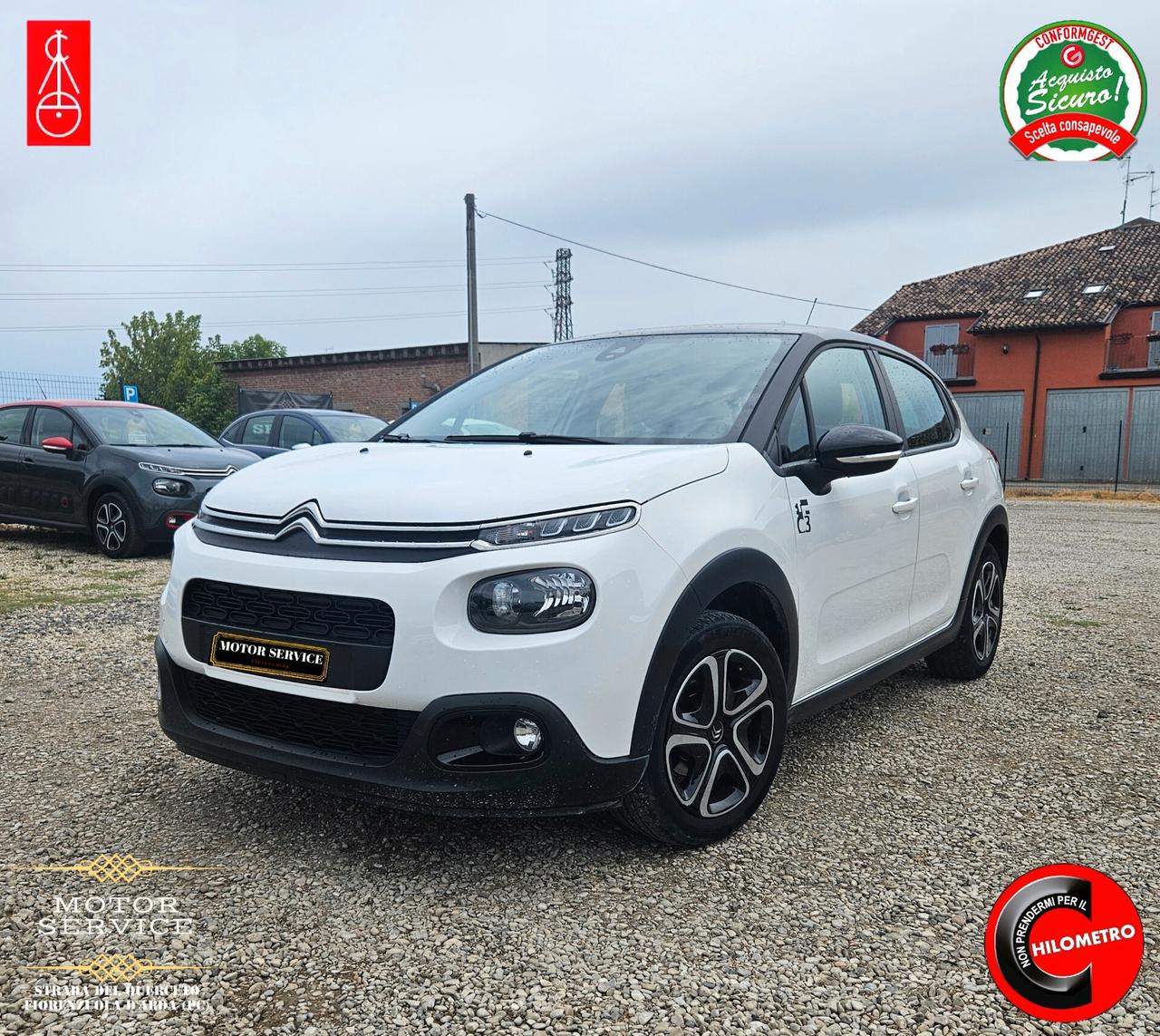 Citroen C3 1.2 82 NEOPATENTATI 55000km da 89€ mese