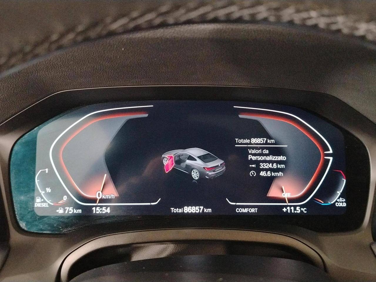 BMW Serie 4 420d xDrive Coupè 48V MSport