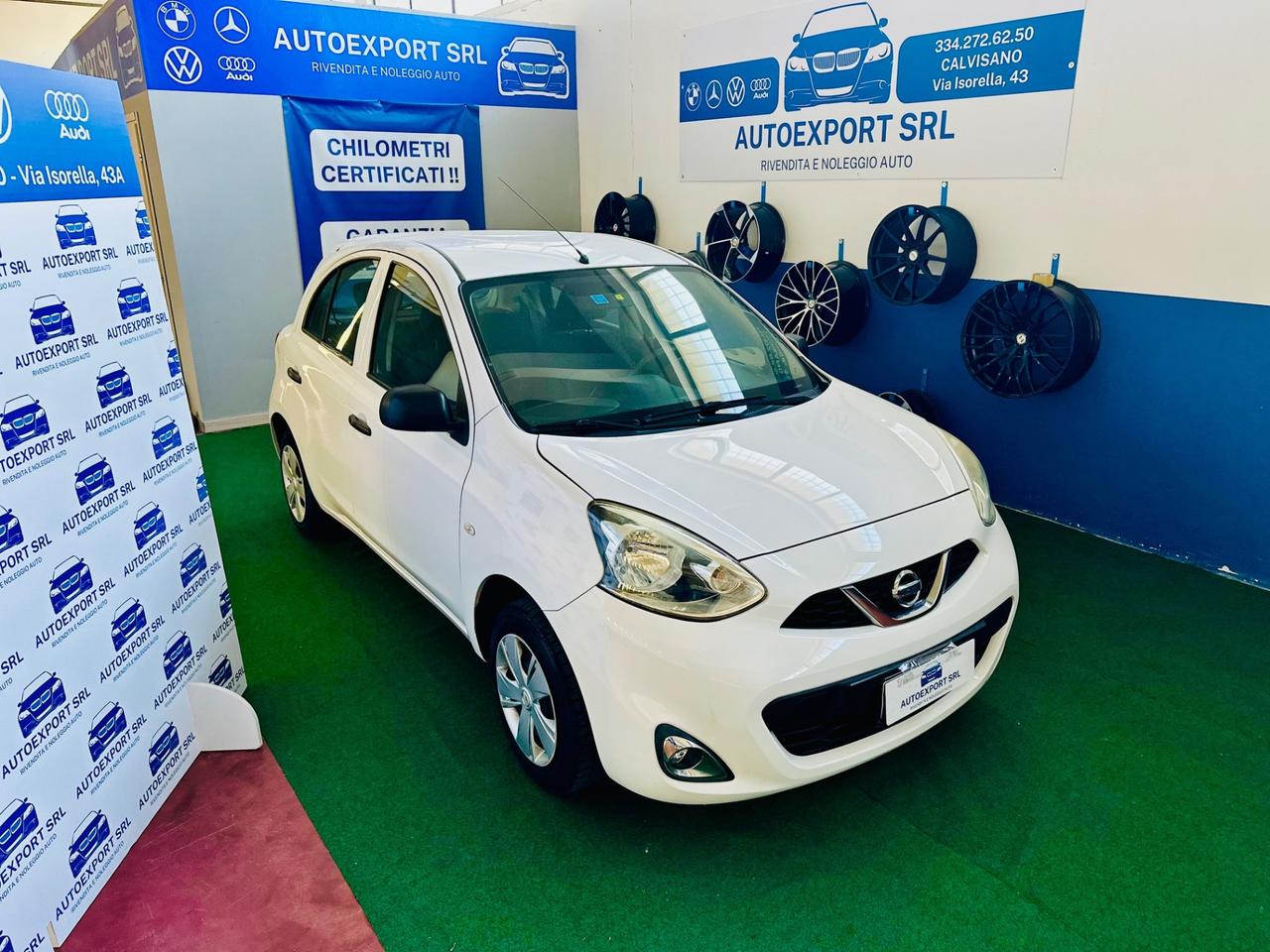 Nissan Micra 1.2 12V 5 porte/ok nella f/2015/kmcertid