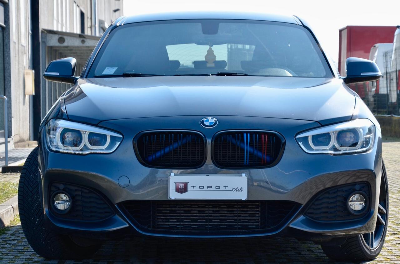 BMW 118d MSPORT 150cv AUT, UFF ITALIANA, EURO 6D, FARI FULL LED, PELLE, 18", PERMUTE