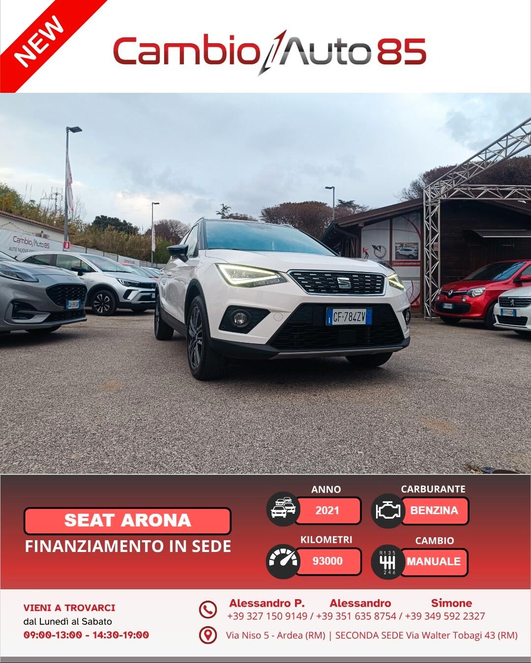 Seat Arona 1.0 EcoTSI XCELLENCE
