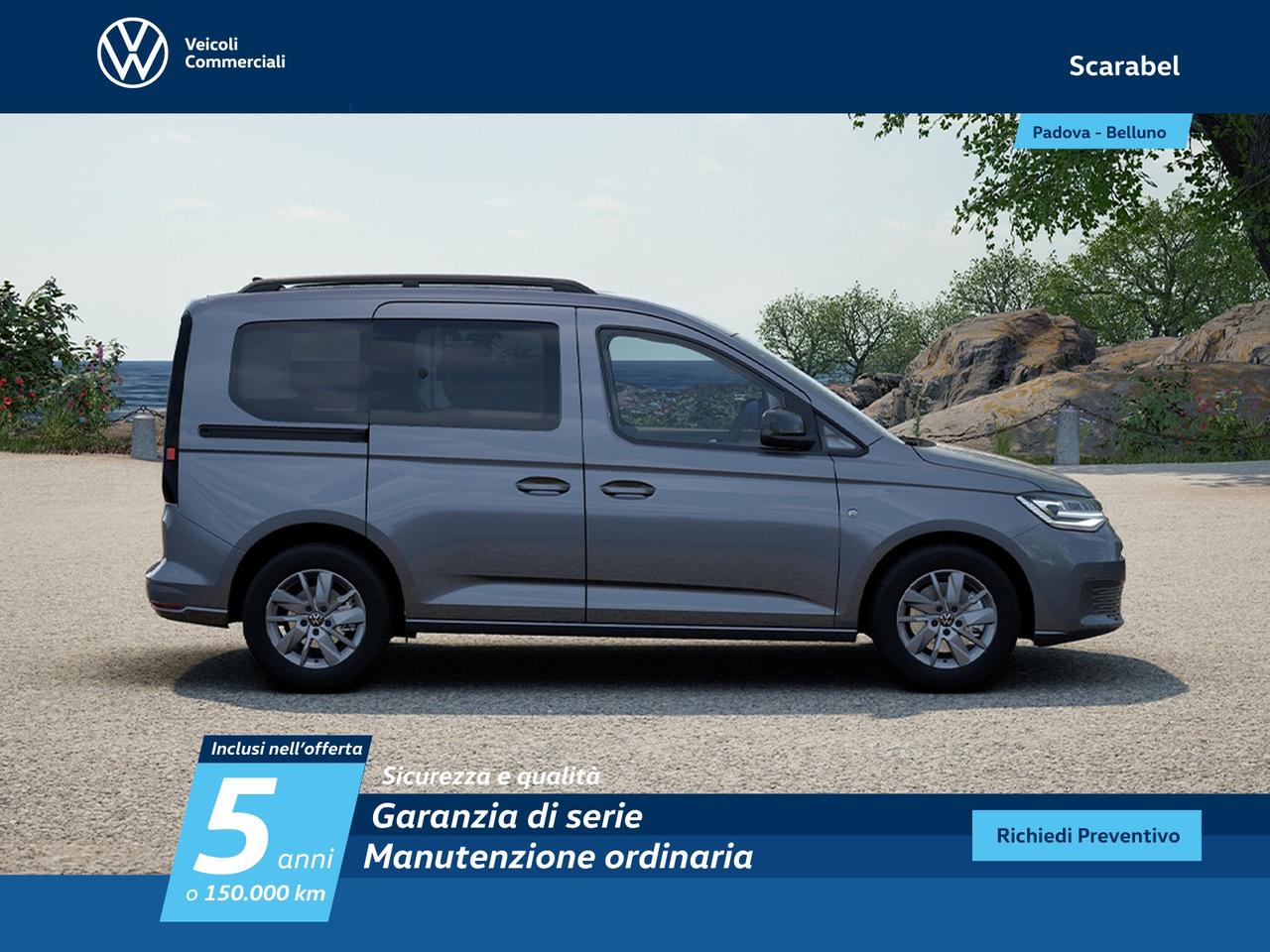 Volkswagen Caddy m1 2.0 tdi 122cv 4motion life my24