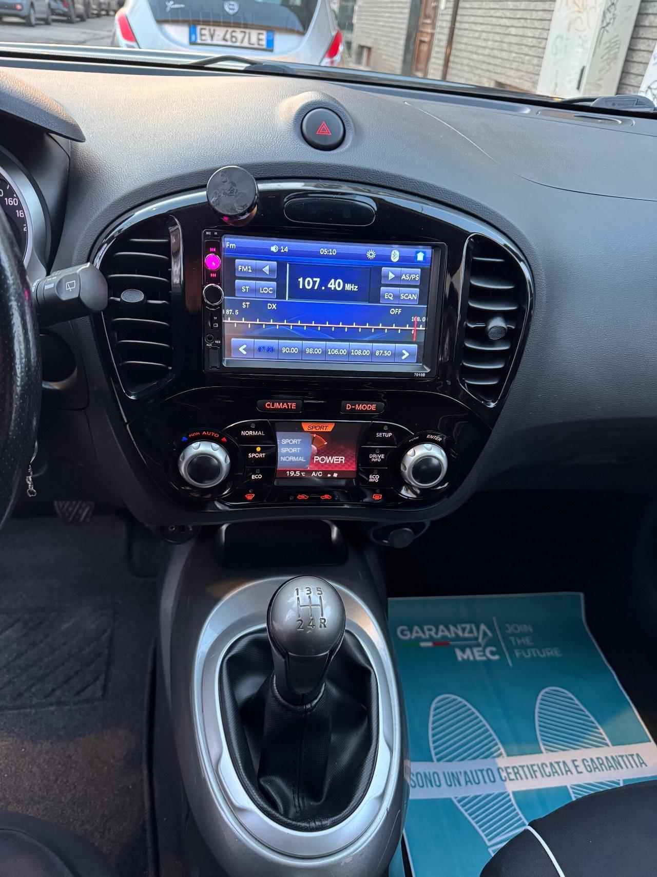 Nissan Juke 1.6 117 cv GPL di casa valido 2034