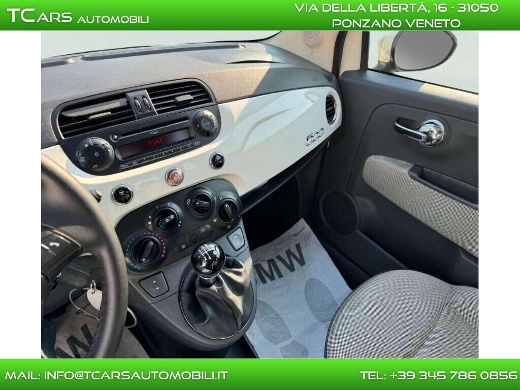 FIAT 500 1.2 BENZINA - TETTO PANORAMICO