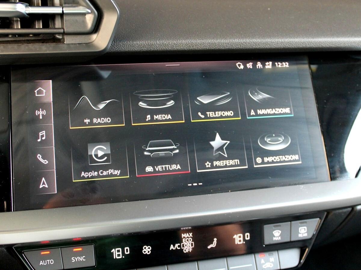 Audi A3 SPB 2.0tdi 150Cv s-tronic Nav Virtual UNIPRO
