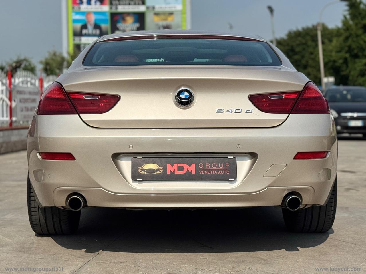 BMW 640d Gran Coupé Futura BANG AND OLUFSEN *TETTO* *INTERNO ROSSO* head-up