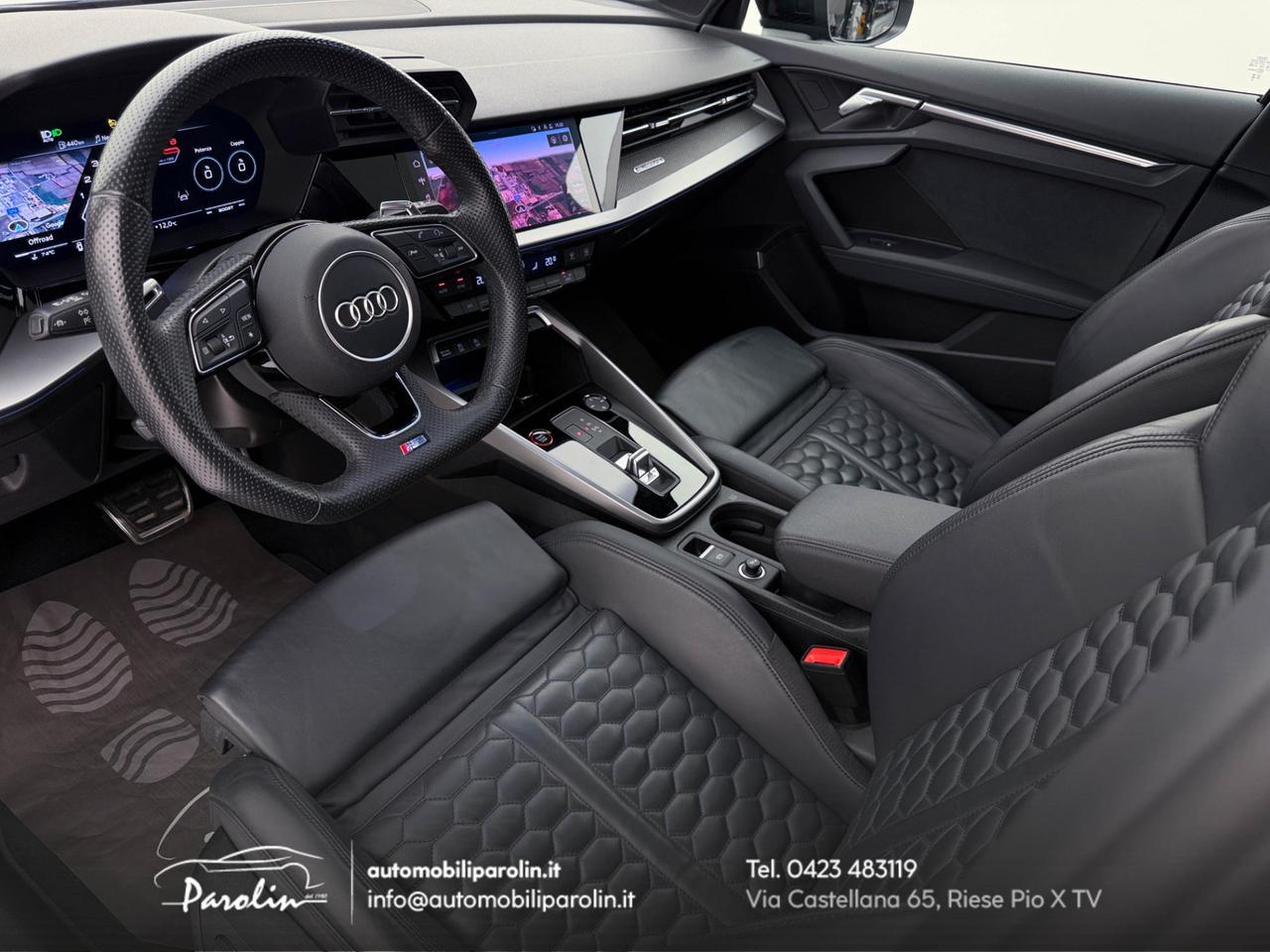 Audi RS3 Sportback 2.5 tfsi quattro S-tronic Black-Tetto-Matrix-Pelle