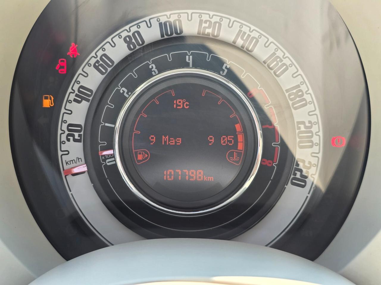 Fiat 500 1.2 BZ/GPL 69CV Lounge 100000KM-2018