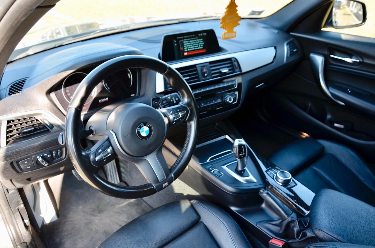 BMW 118d MSPORT 150cv AUT, UFF ITALIANA, EURO 6D, FARI FULL LED, PELLE, 18", PERMUTE