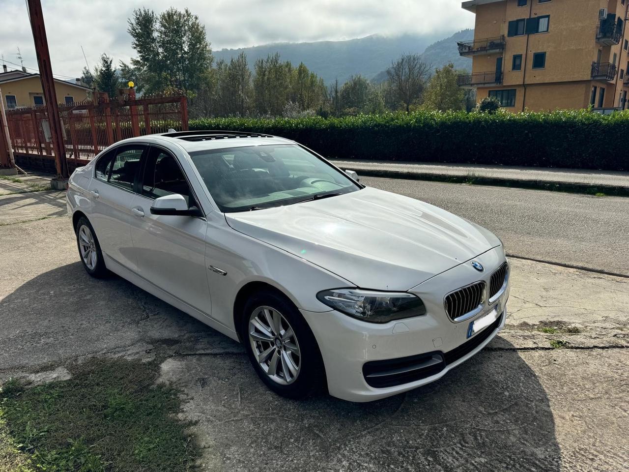 Bmw 520d Luxury full optional bianco perla