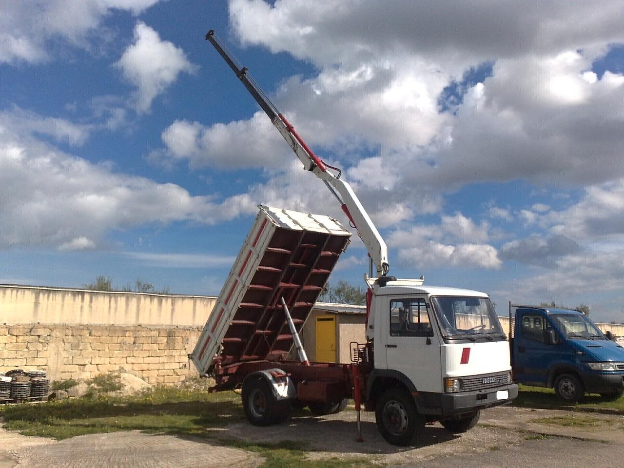 Iveco 109.14 RIBALTABILE + GRU' - 1986