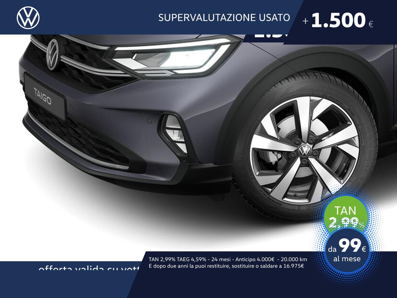 Volkswagen Taigo 1.0 tsi edition plus 95cv