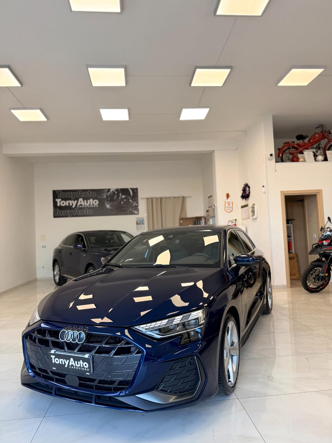 Audi A3 SPB 35 TDI S tronic line edition PACCHETTO LUCI SOFFUSE,APPLE CARPLAY,NAVI,TELECAMERA,FARO MATRIX