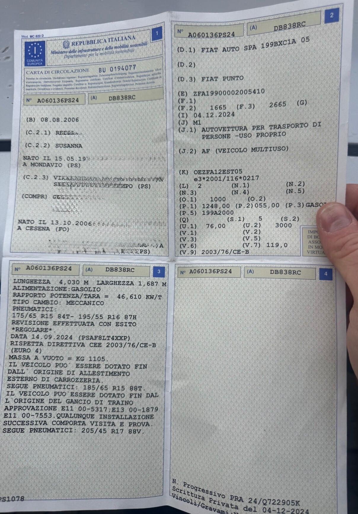 Fiat grande punto Diesel 1.3 Multijet NEOPATENTATI