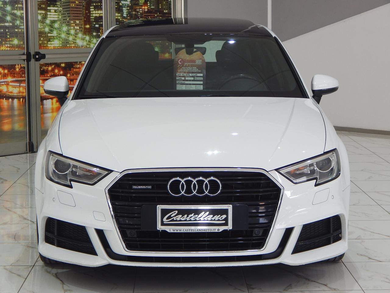 Audi A3 SPB 2.0 TDI S-Line Quattro Stronic TETTO-NAVI-PELL
