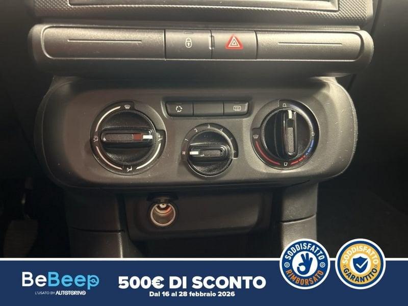 Citroën C3 1.2 PURETECH FEEL 68CV MY18