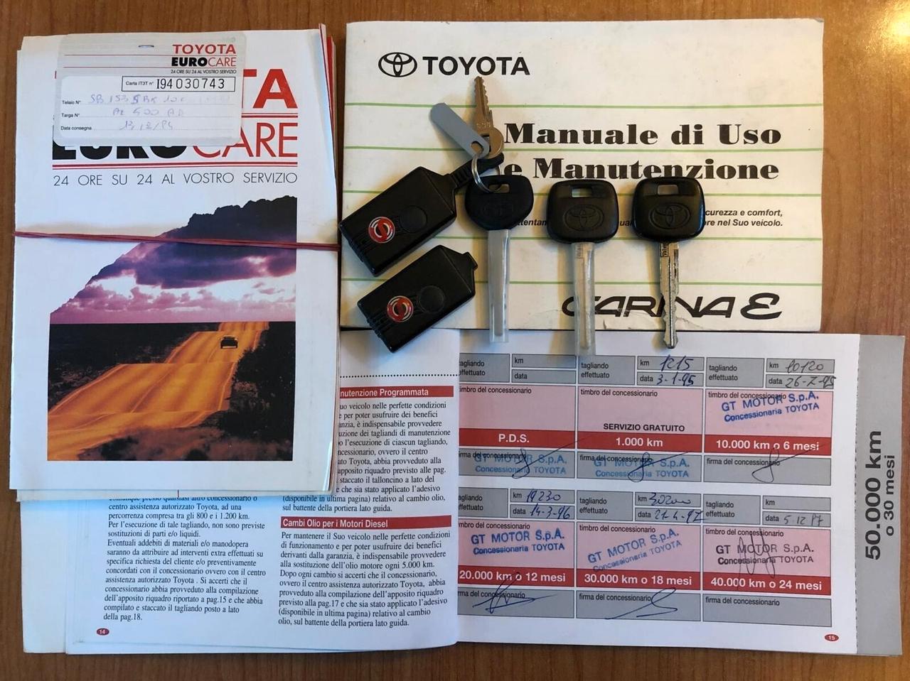 Toyota Carina E 2.0 16V cat 4 porte GLi