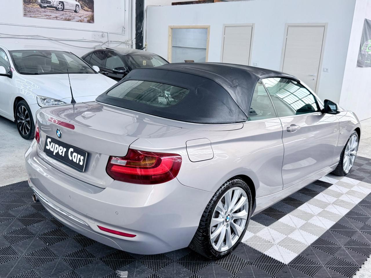 BMW 218d 150CV Cabrio Luxury EURO6 NEOPATENTATI