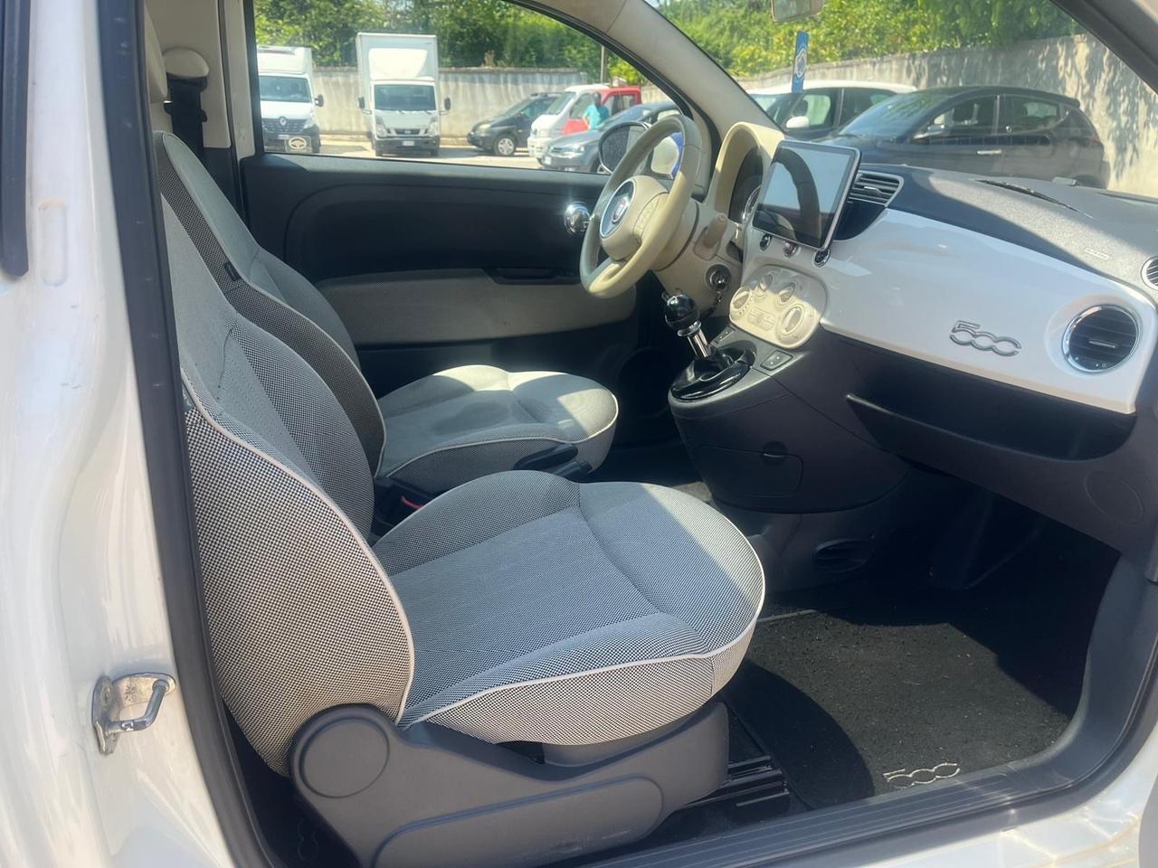 Fiat 500 lounge-1.2 gpl- km 125000-2008