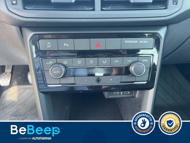 Volkswagen T-Cross 1.0 TSI SPORT 95CV