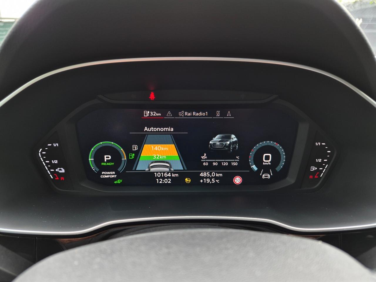 Audi Q3 SPORTBACK 45 1.4 TFSIe S-TRONIC (PLUG-IN) *24 MESI DI GARANZIA* LED NAVI CARPLAY RETROCAM. ACC