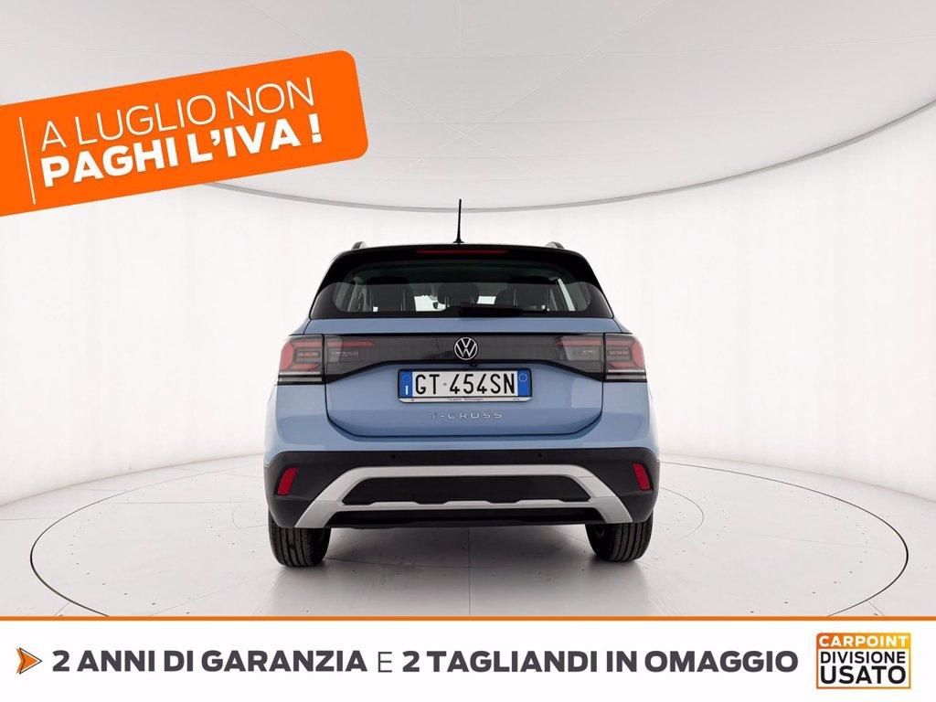 VOLKSWAGEN T-cross 1.0 tsi life 115cv dsg del 2024