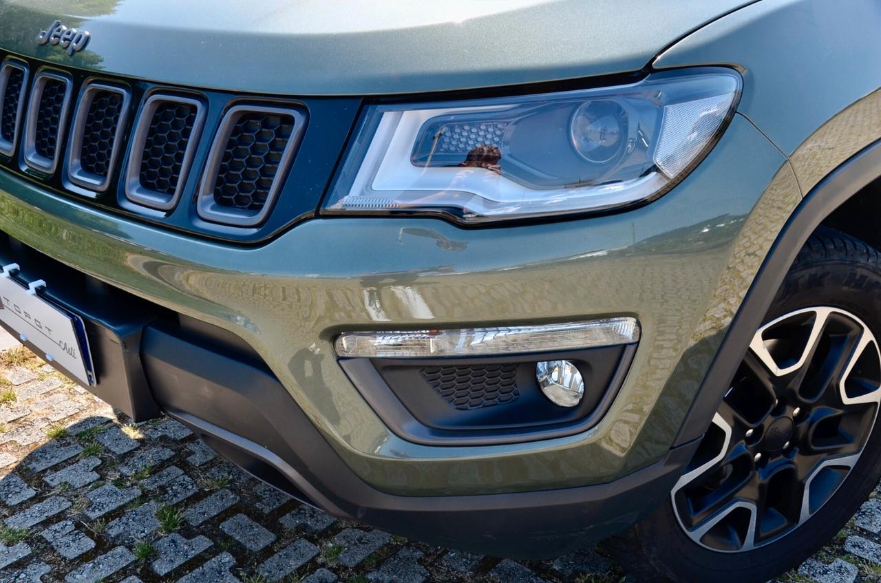 JEEP COMPASS 2.0 MJT TRAILHAWK 4wd 170cv AUTO, UNICOPROPRIETARIO, UFF ITALIANA, EURO 6D, BICOLOR, FARI LED, APPLE ANDROID, PERMUTE