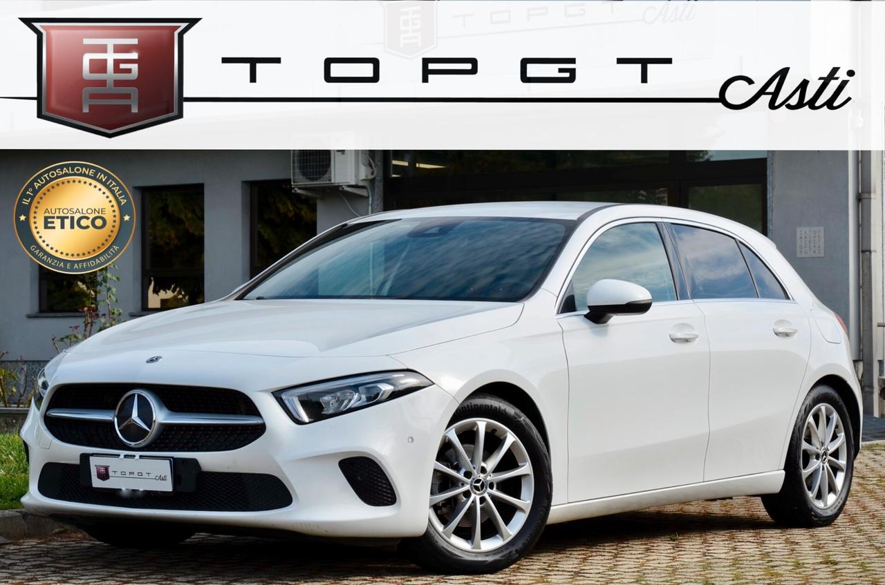 MERCEDES-BENZ A180 1.4 SPORT 136cv MANUALE, BENZINA/GPL, ESENTE BOLLO, EURO 6D, FARI LED, APPLE/ANDROID, PERMUTE
