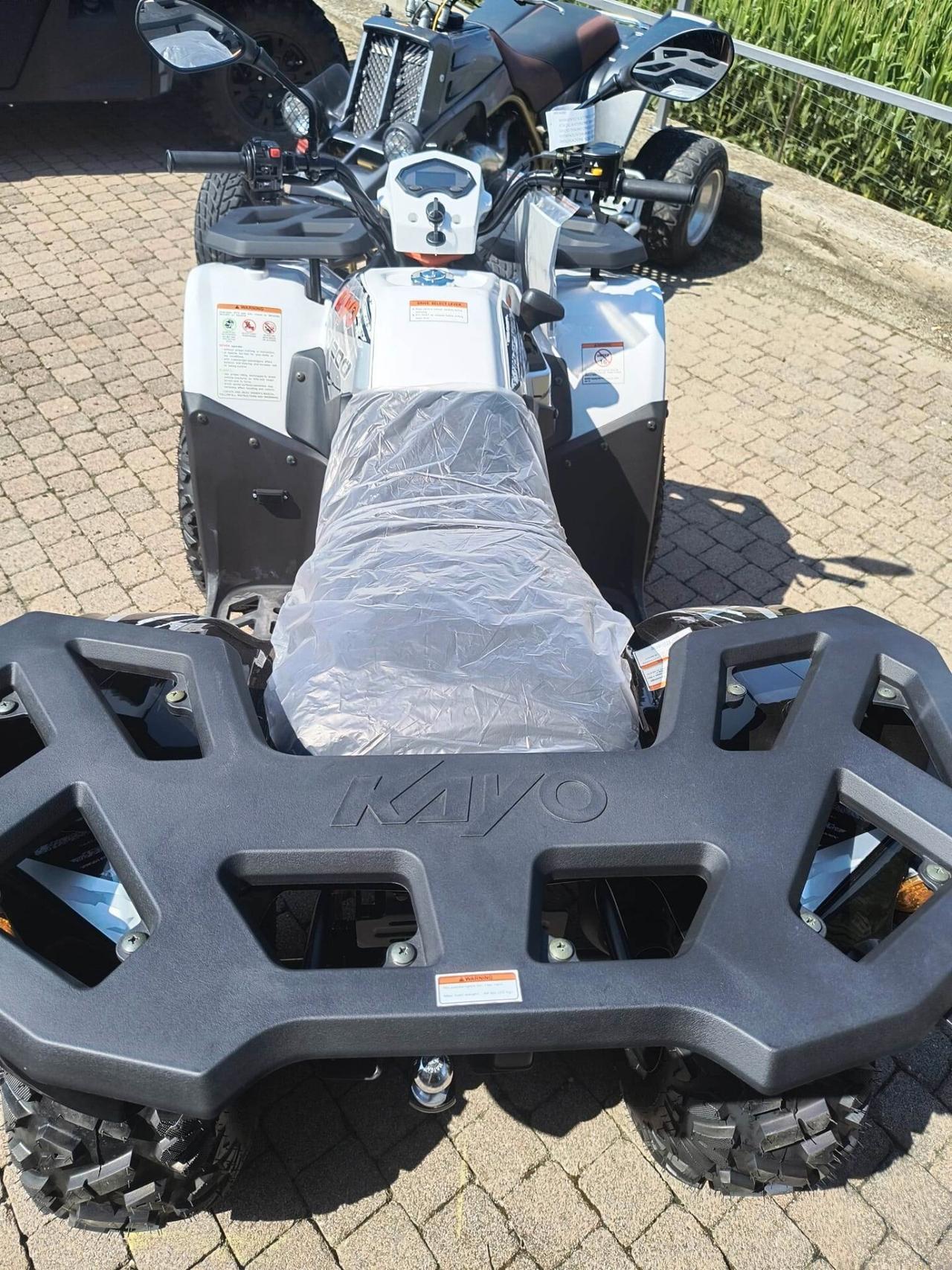 Quad kayo au 200 agricolo trattore targa gialla