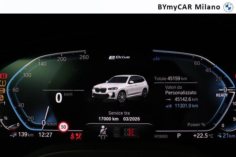 BMW X3 30 e Msport xDrive Steptronic