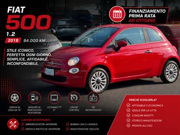 Fiat 500 1.2 69cv my19 Ok Neopatentati - Sensori di Parcheggio - Cruise Control - Uconnect 5"