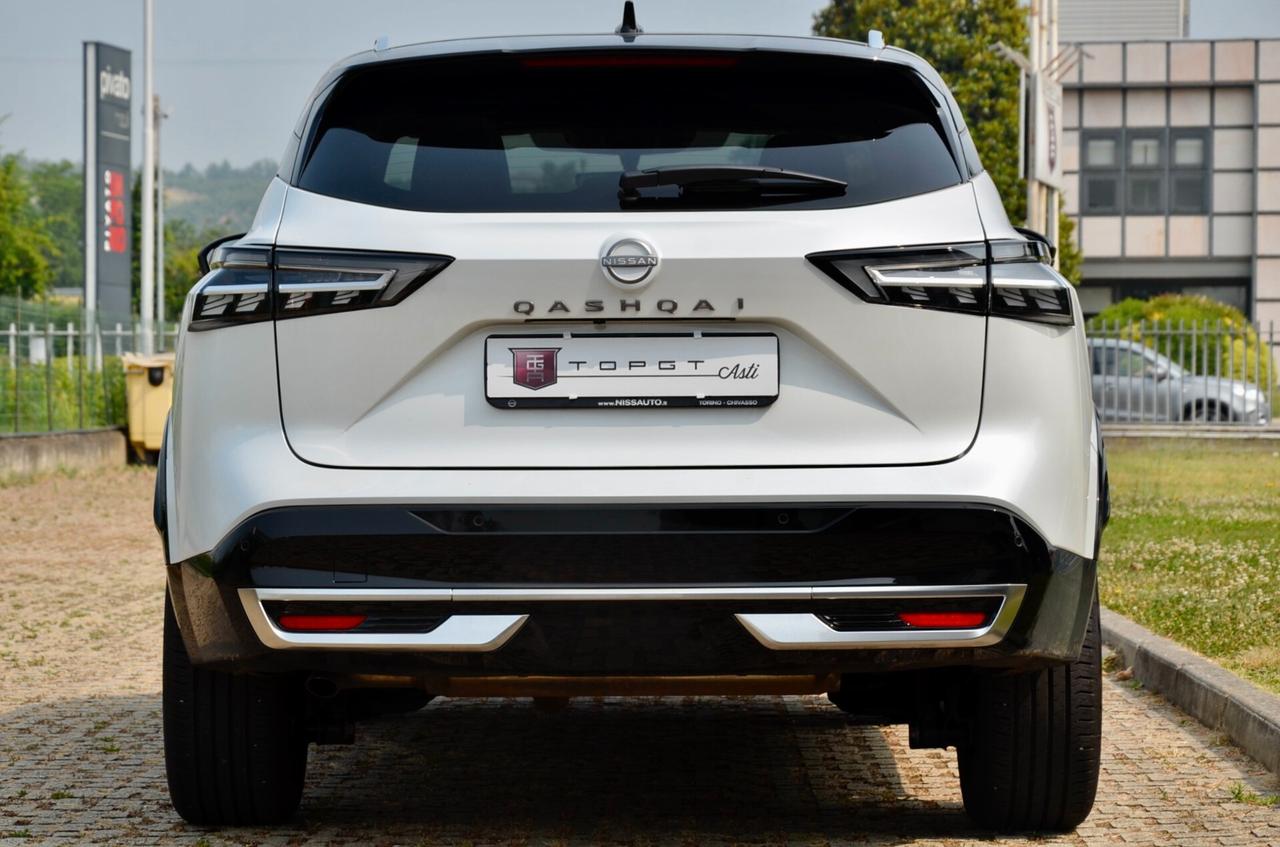 NISSAN QASHQAI 1.3 MHEV TEKNA 140cv, UNICOPROP, GARANZIA UFF, UFF ITALIANA, EURO 6E, TETTO, FARI LED, RETROCAMERA 360°, PERMUTE