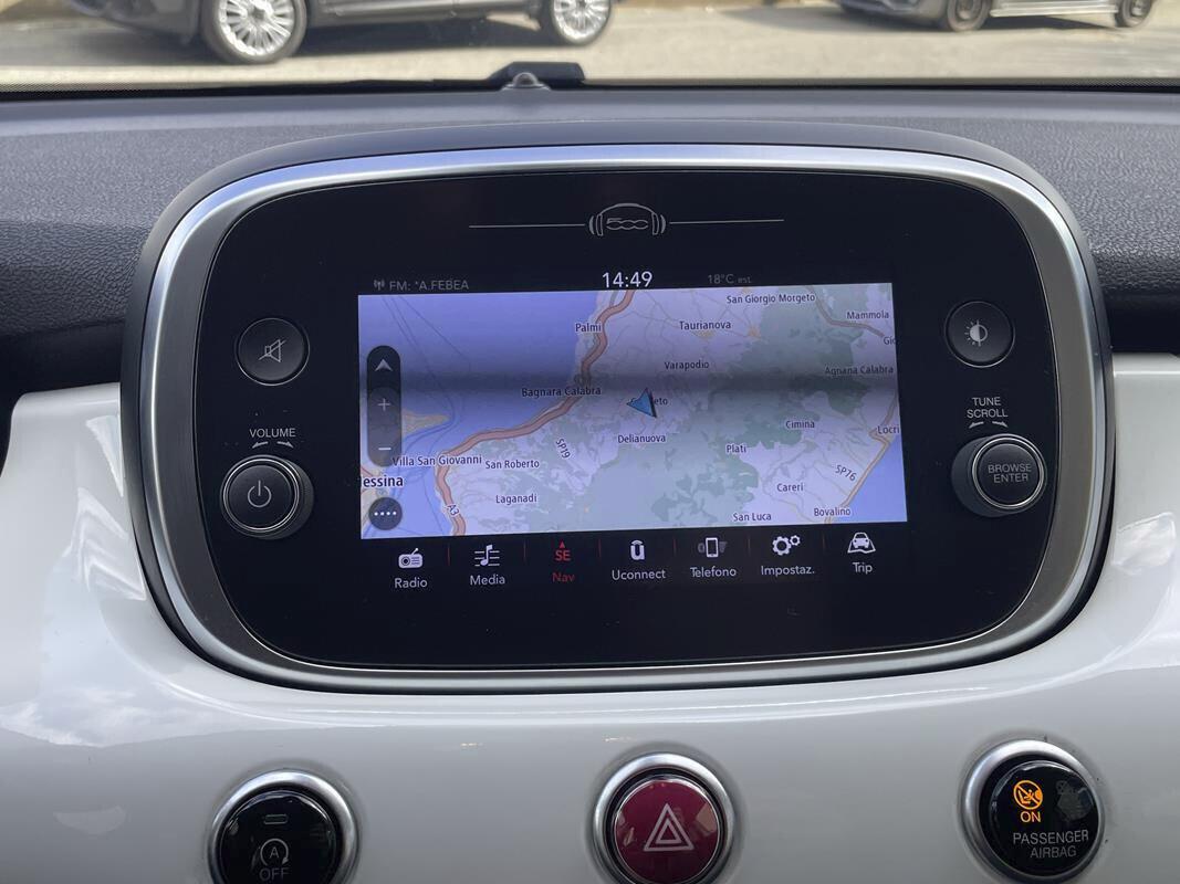 Fiat 500X 1.6 MultiJet 120 CV Lounge "UCONNECT 7" HD Live Navigatore, Fari Bixeno, Telecamera"