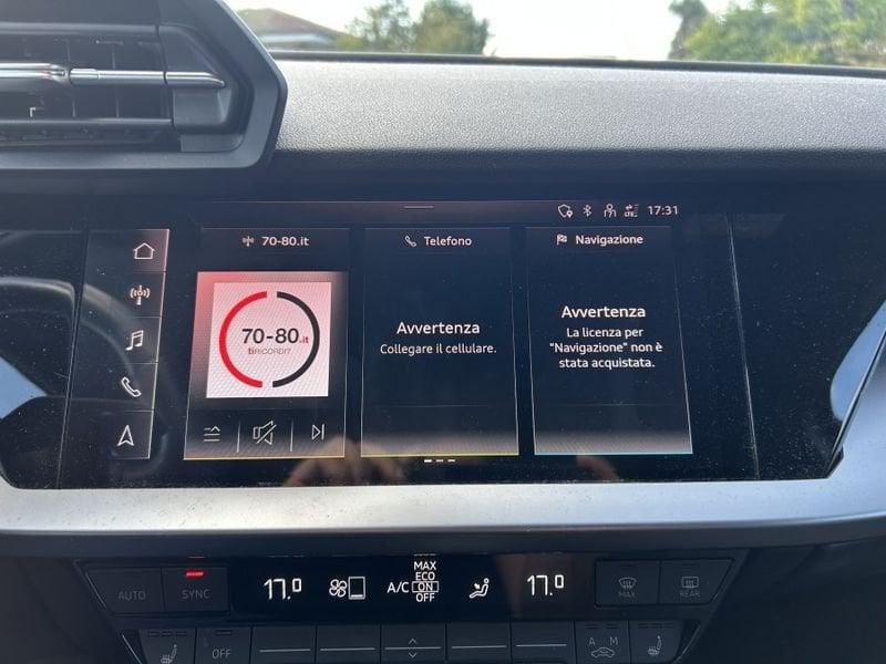 Audi A3 SPB 35 TFSI MHEV S tronic Sport Advanced 36 MILA KM!!