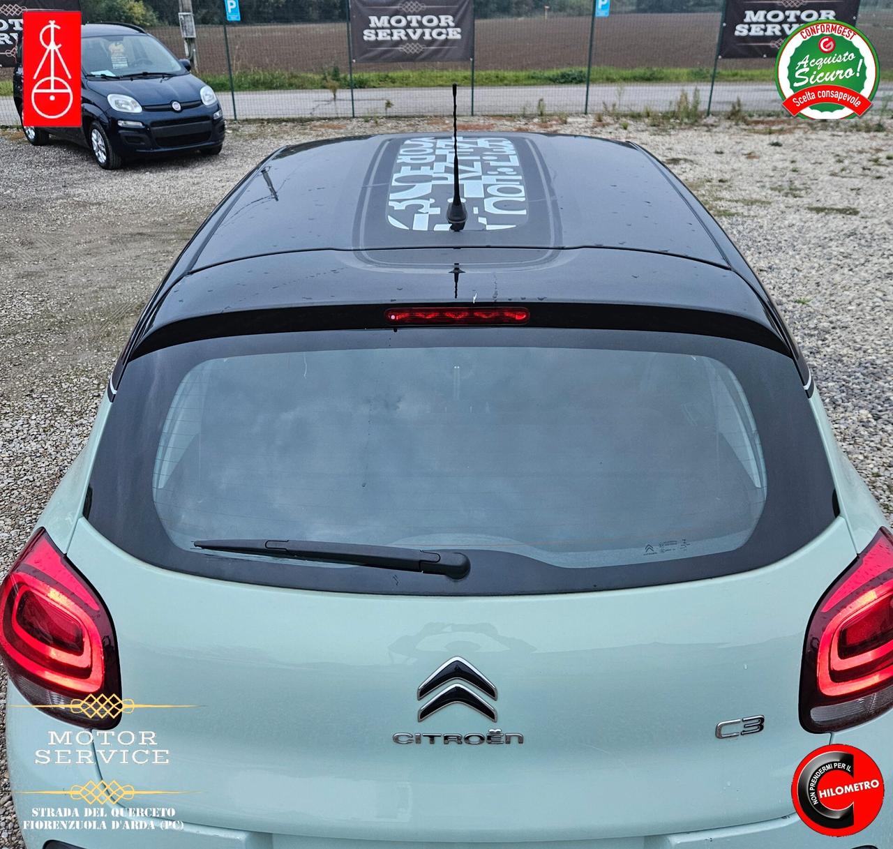 Citroen C3 VERDE TIFFANY 1.2 BENZ DA 89€ MESE