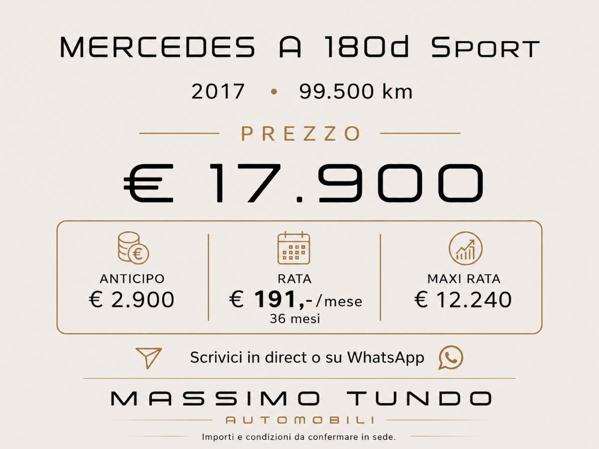 MERCEDES A 180d Sport