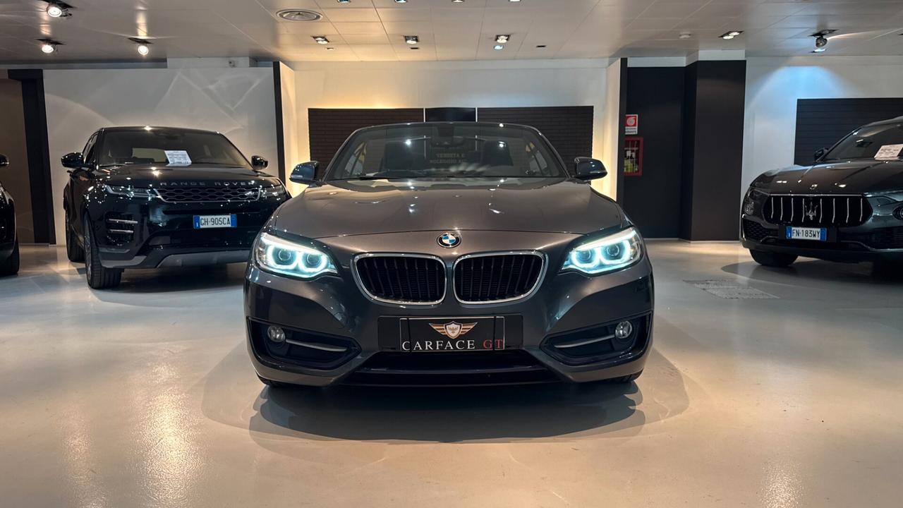 BMW 218i CABRIO SPORT 1.5 BENZINA 136CV - 2015