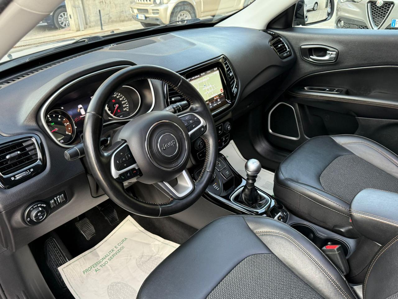 Jeep Compass 2.0MJT 4WD MANUALE-TETTO-CAMERA-PELLE-NAVI