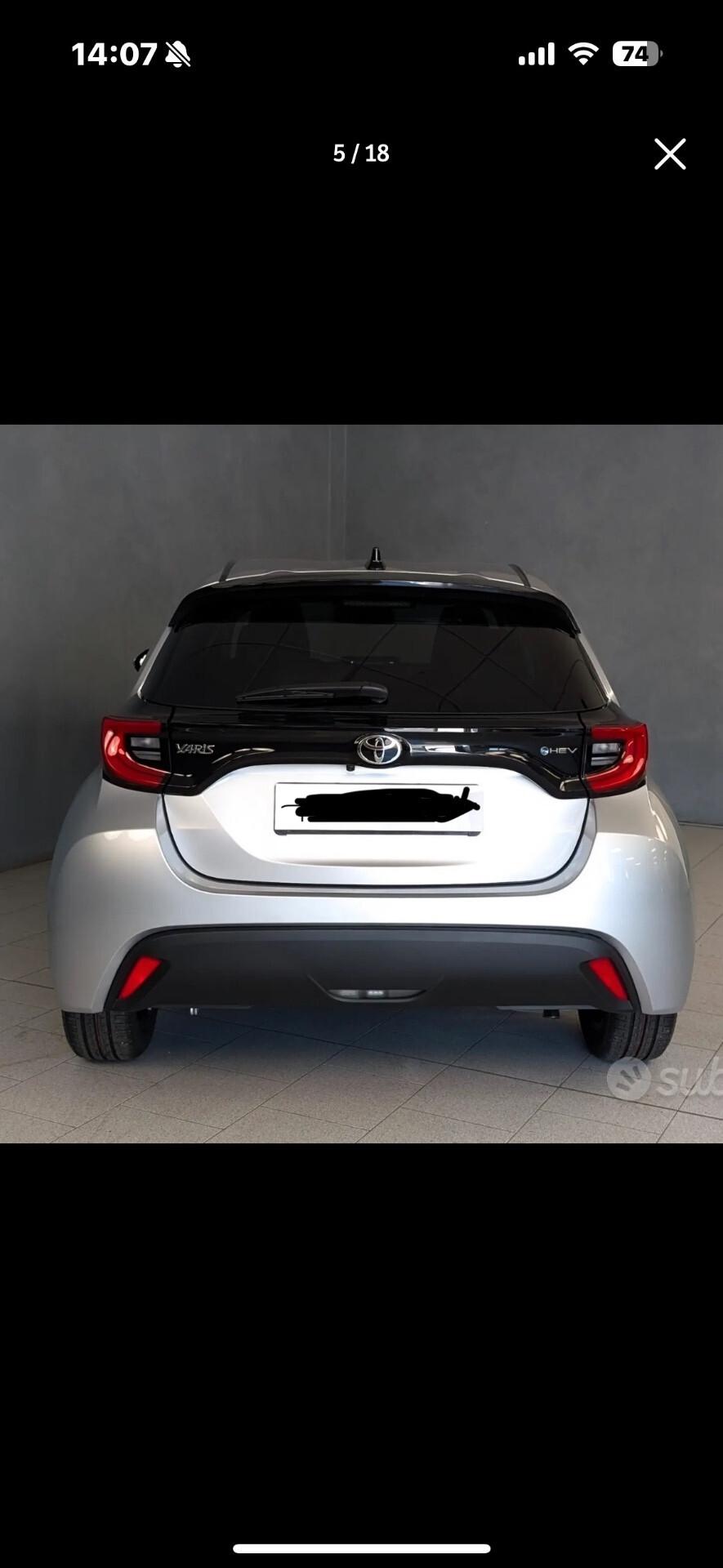 Toyota Yaris 1.5 130 Hybrid 5 porte Lounge