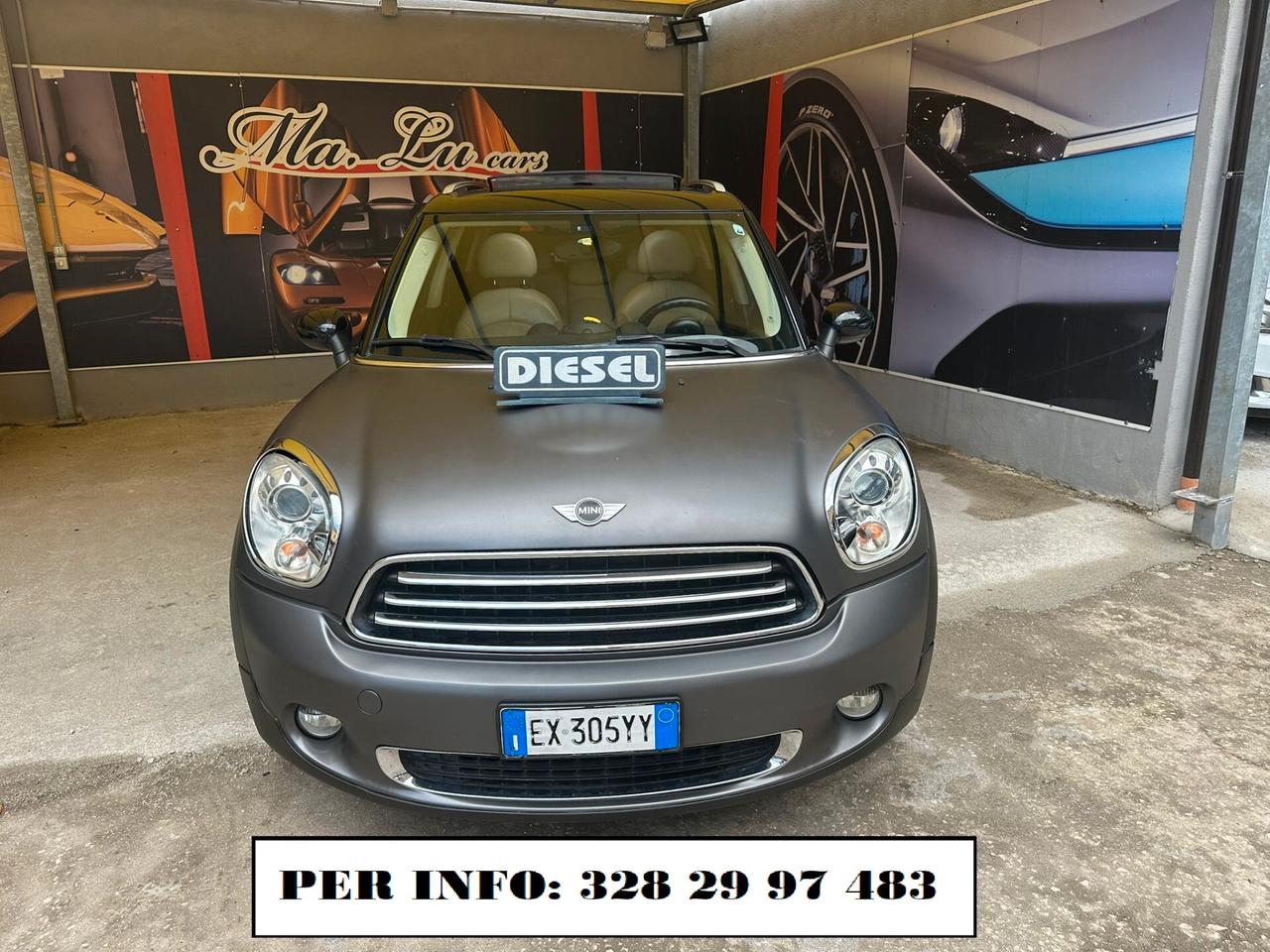 Mini Cooper D Countryman 1.6cc diesel 12 mesi garanzia-2013